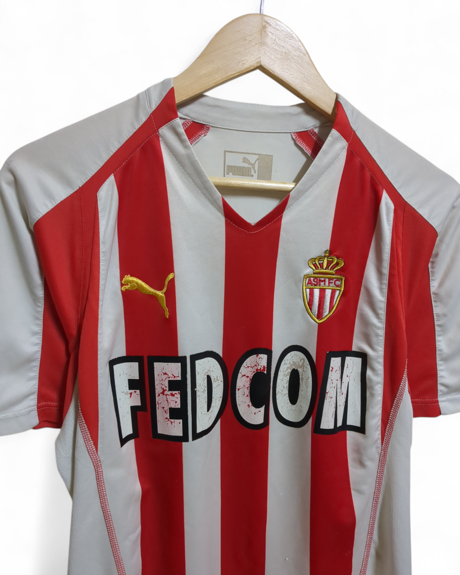 2005-06 Puma AS Monaco European Home Shirt - (M)