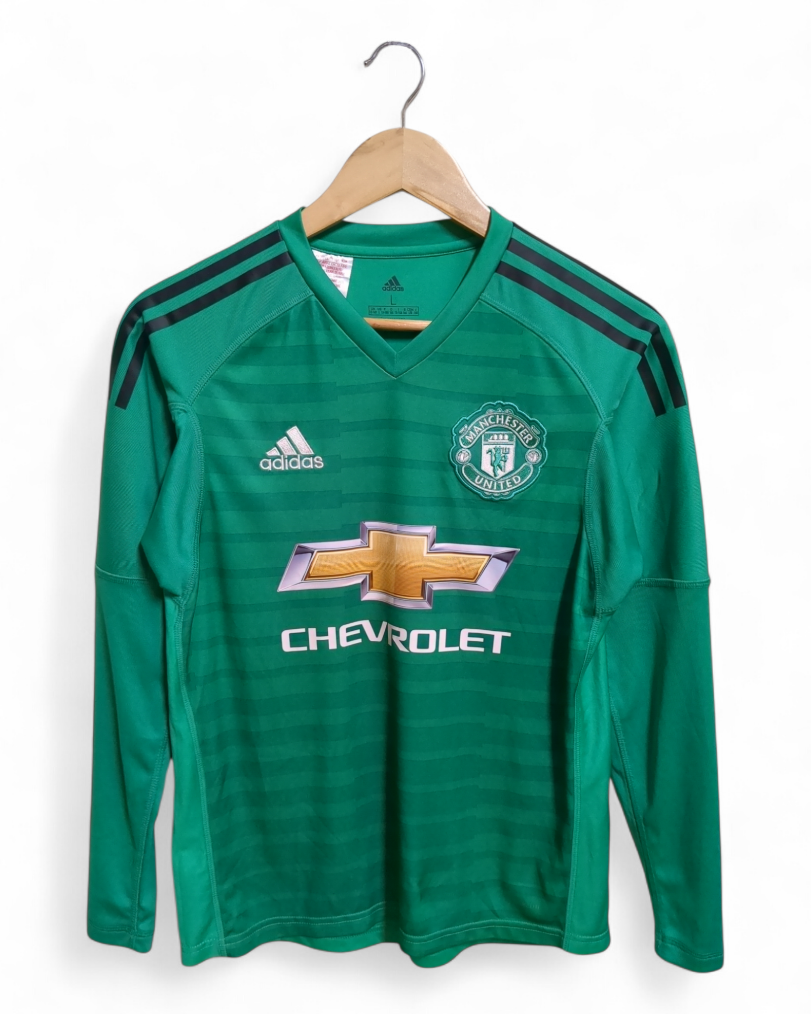 2018-19 Adidas Manchester United Goalkeeper L/S Shirt - (S)
