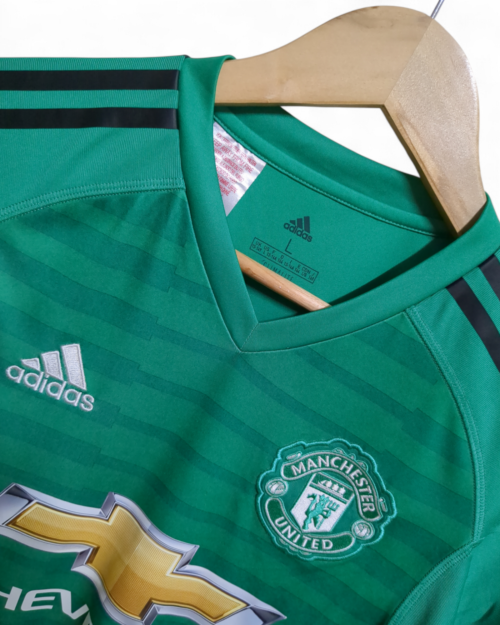 2018-19 Adidas Manchester United Goalkeeper L/S Shirt - (S)