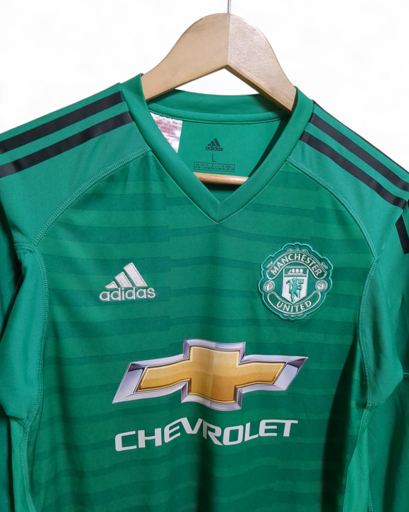 2018-19 Adidas Manchester United Goalkeeper L/S Shirt - (S)