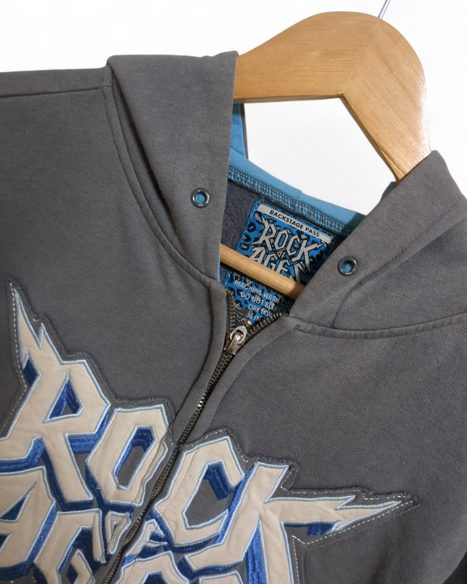Rock of Ages Hooded Zip Jacket - (M)