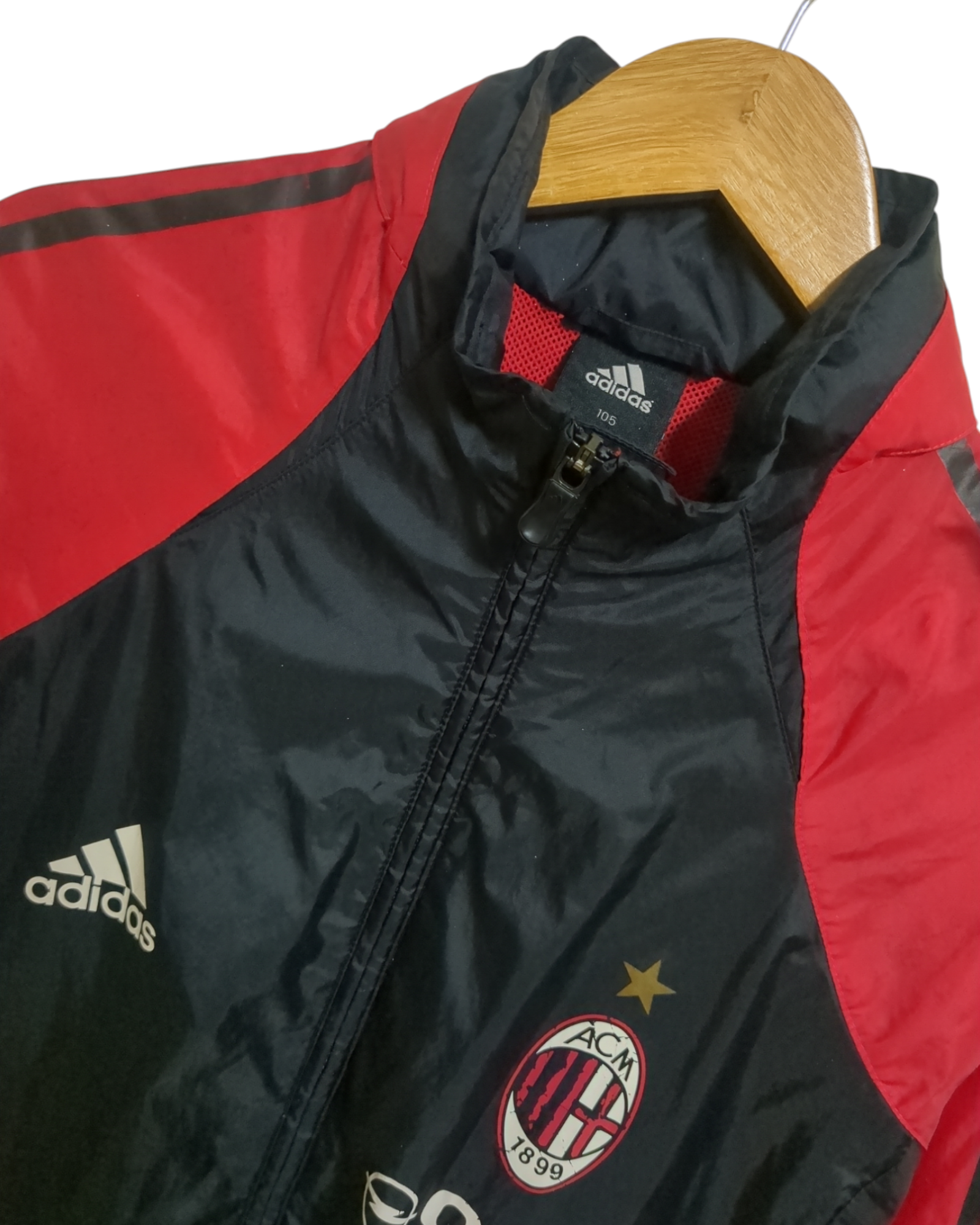 2004-05 Adidas AC Milan Rain Jacket - (XL)