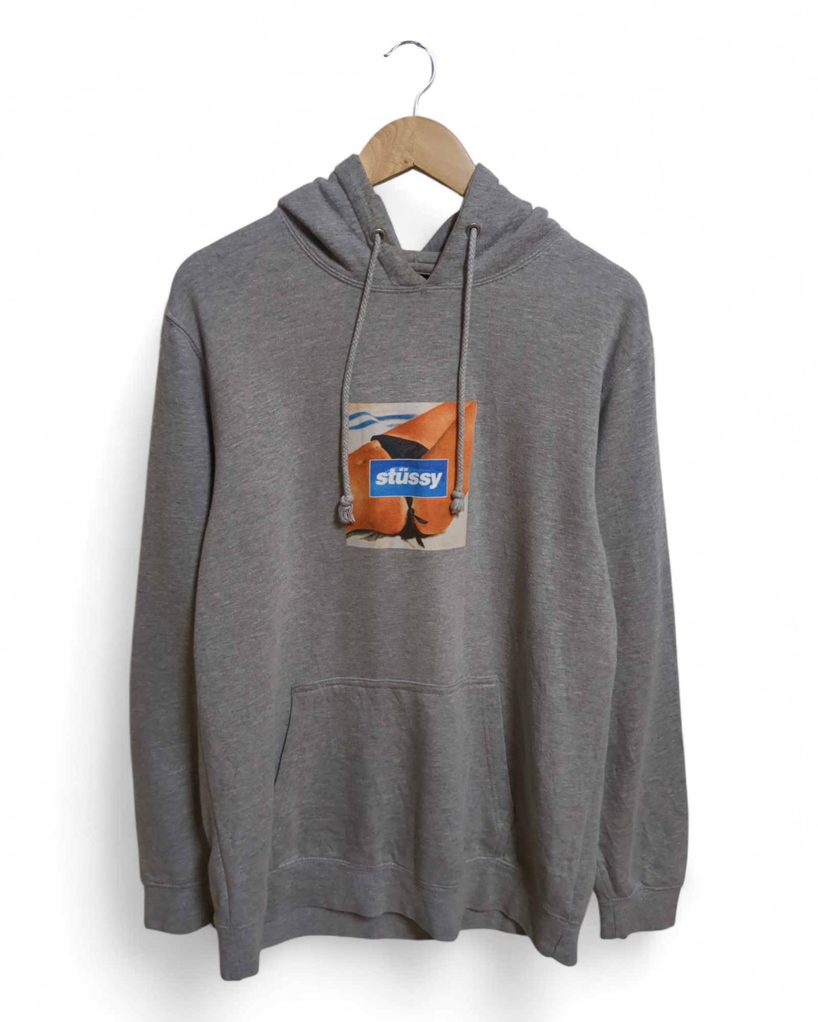 Stussy Graphic Logo Hooded Sweatshirt - (L)