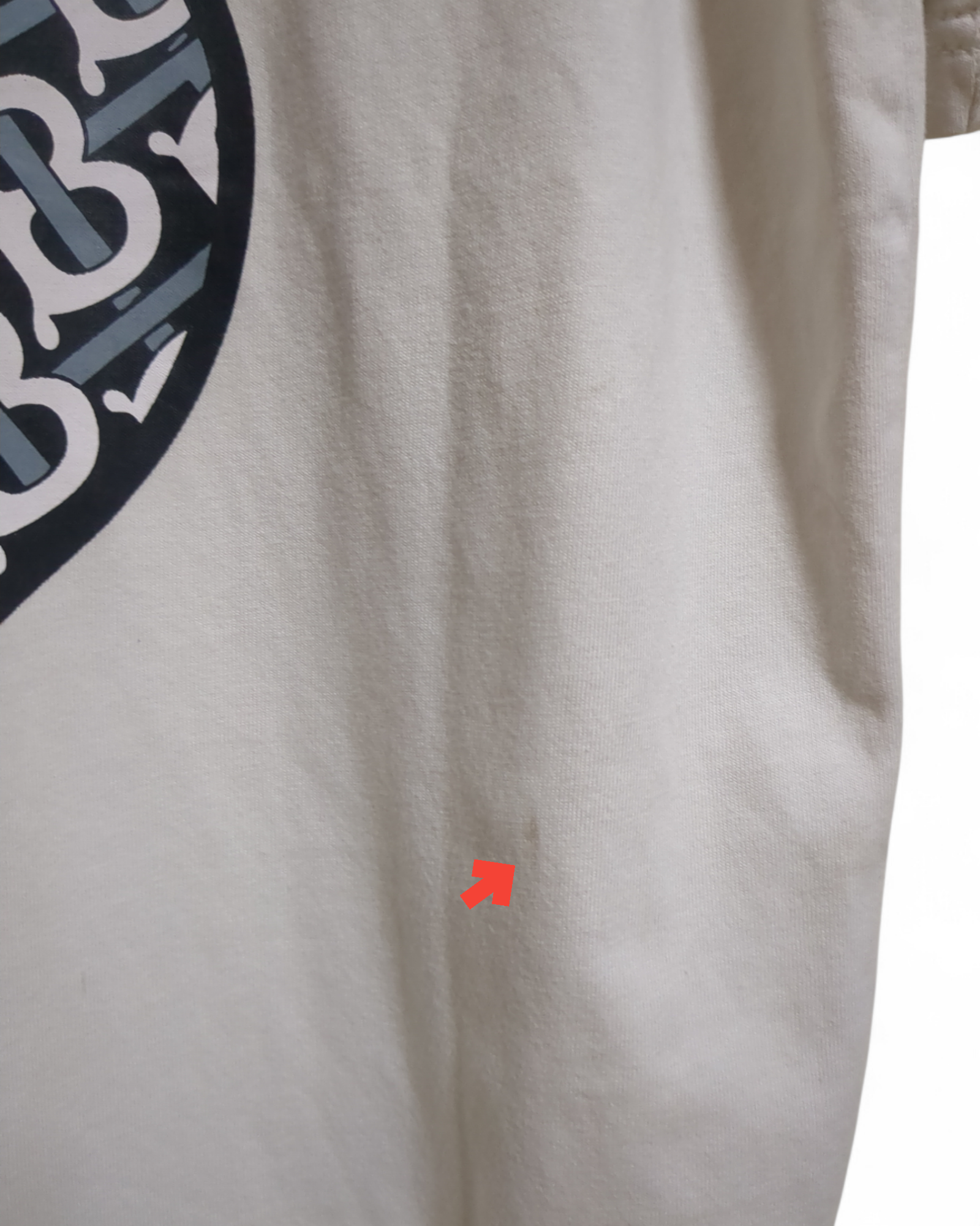 Burberry Back Monogram Motif Tee - (M)