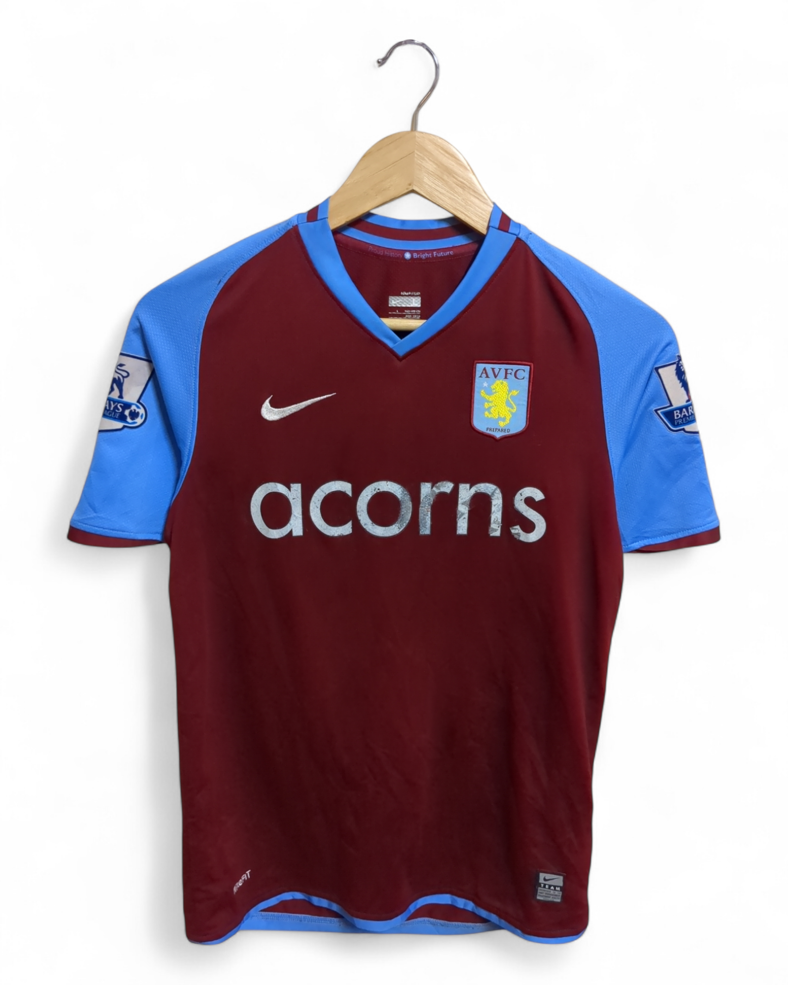 2008-09 Nike Aston Villa Home Shirt #11 Agbonlahor - (S)