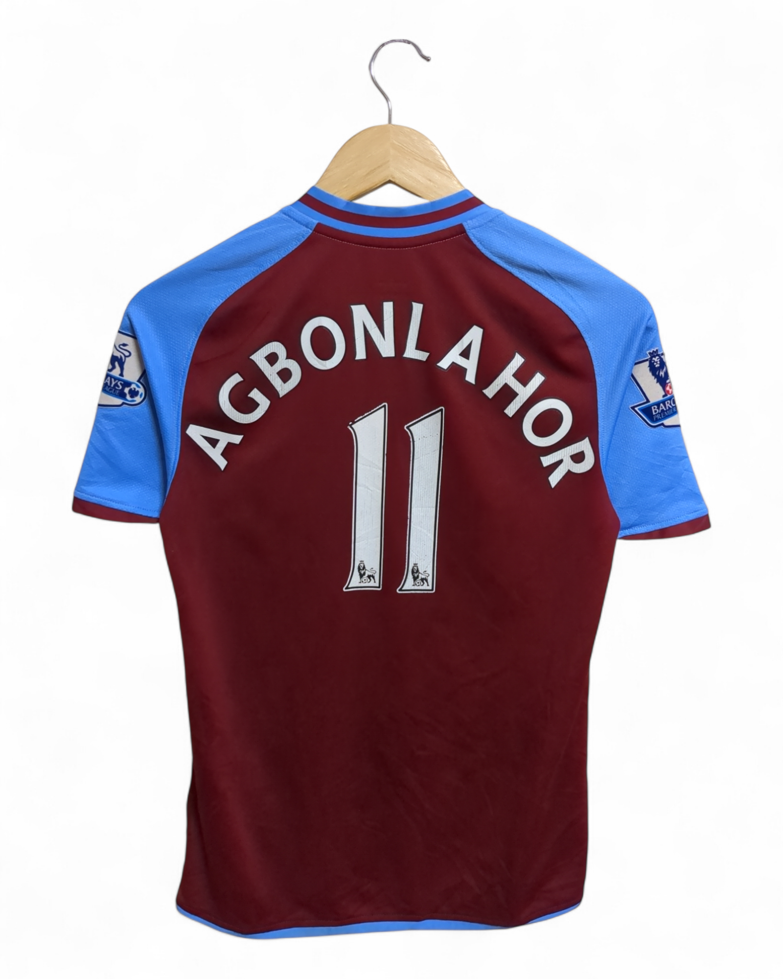 2008-09 Nike Aston Villa Home Shirt #11 Agbonlahor - (S)