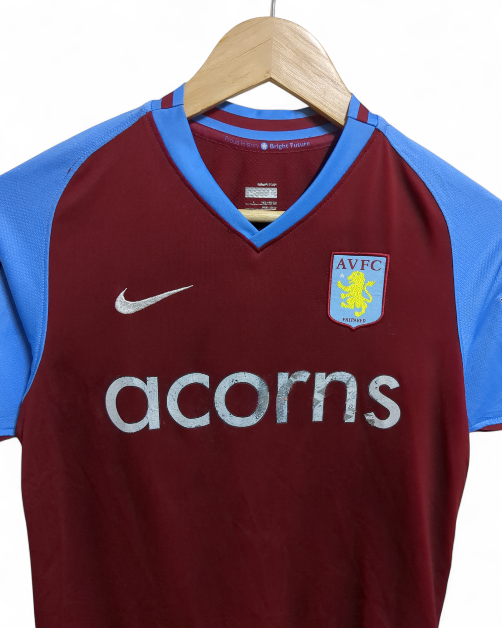 2008-09 Nike Aston Villa Home Shirt #11 Agbonlahor - (S)