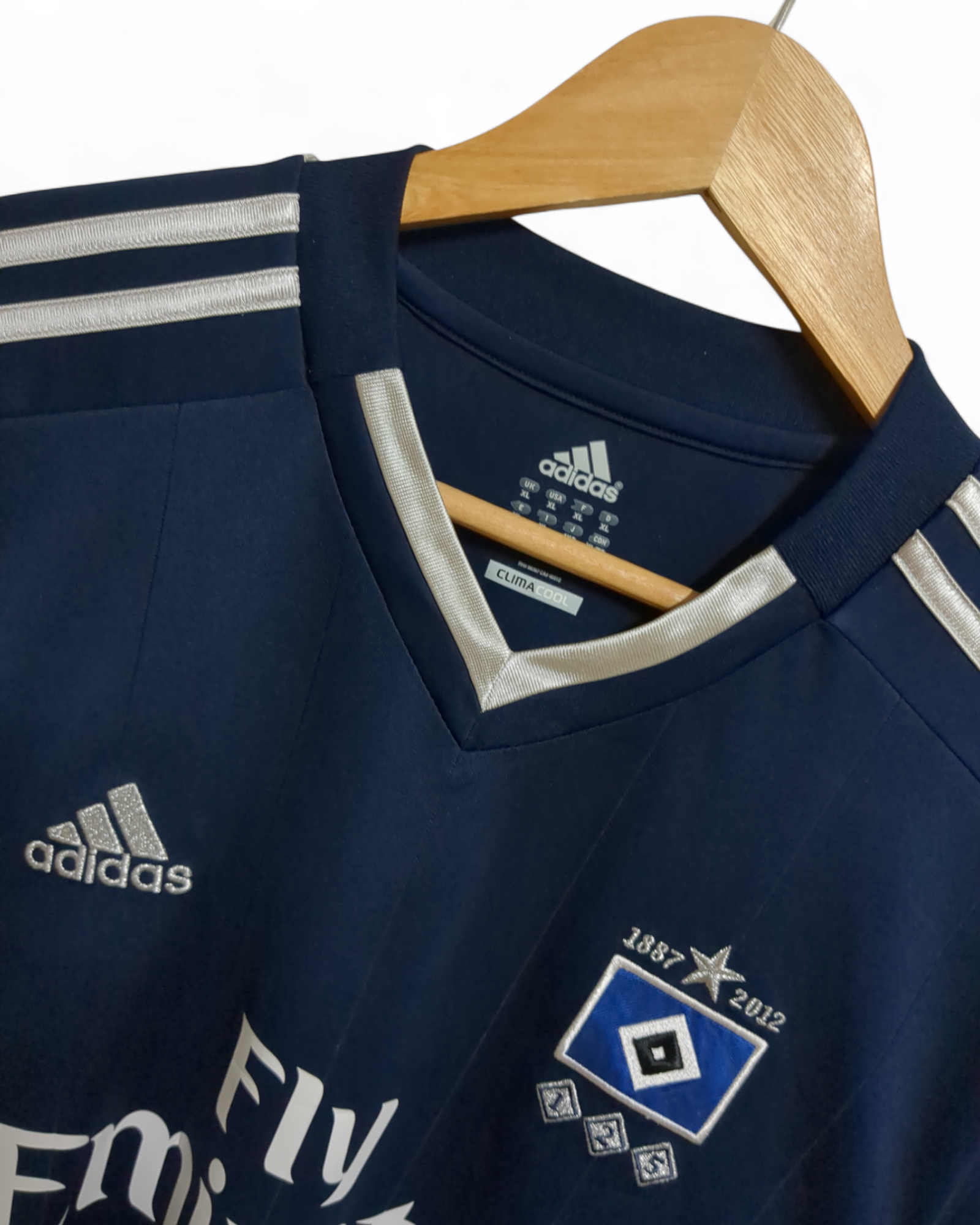 2012-13 Adidas Hamburger Away Shirt #23 Van Der Vaart - (XL)