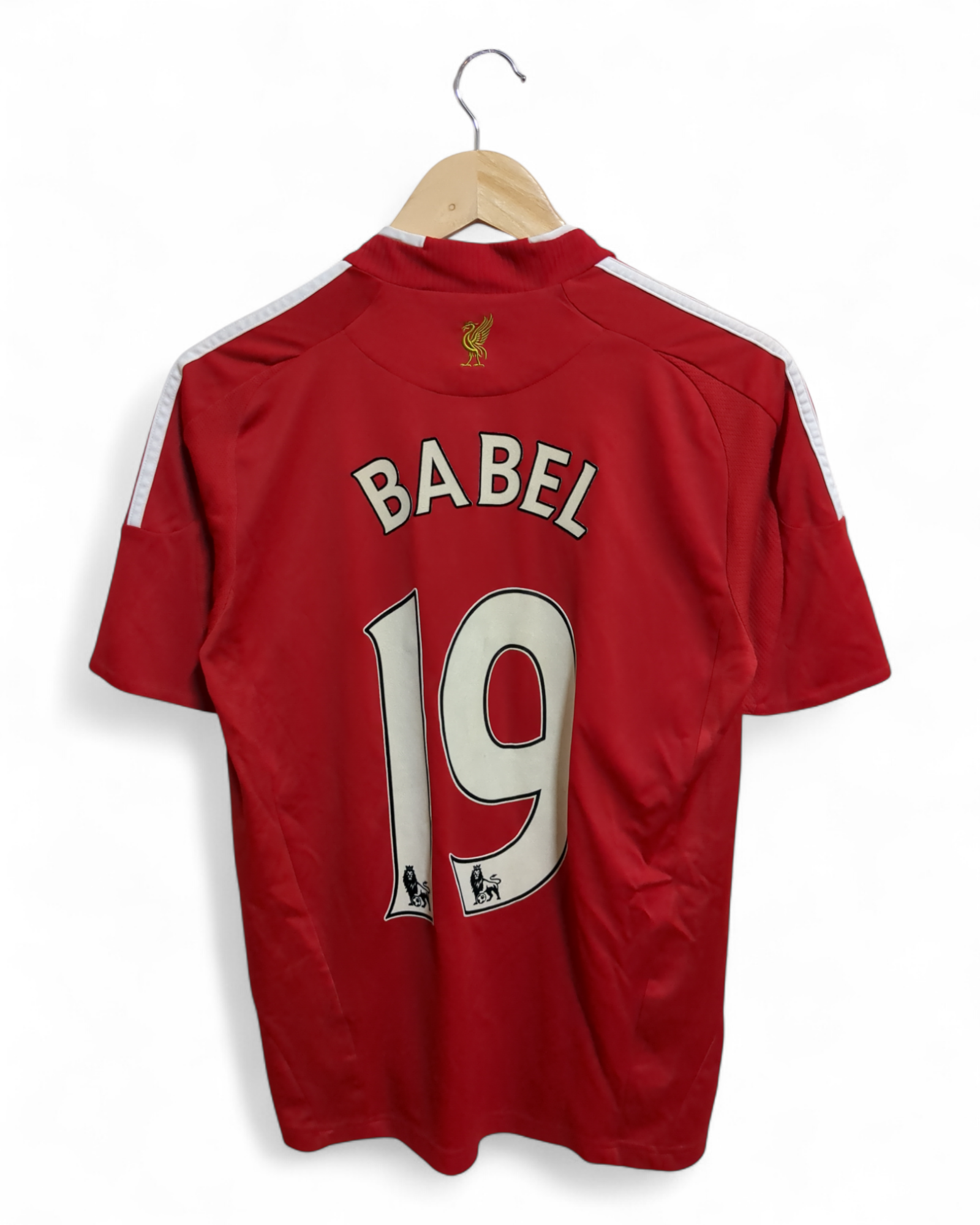 2008-10 Adidas Liverpool Home Shirt #19 Babel - (S)