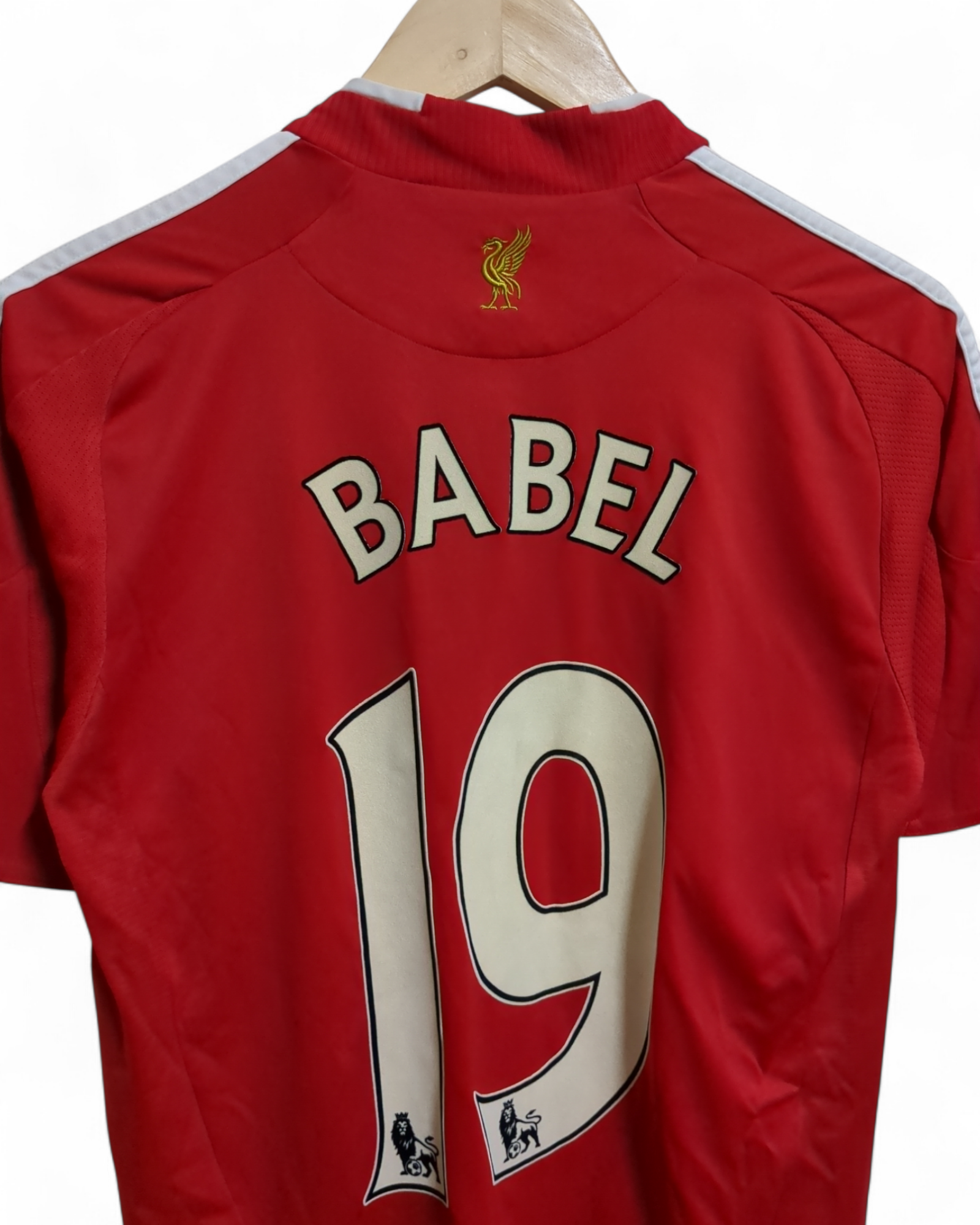 2008-10 Adidas Liverpool Home Shirt #19 Babel - (S)
