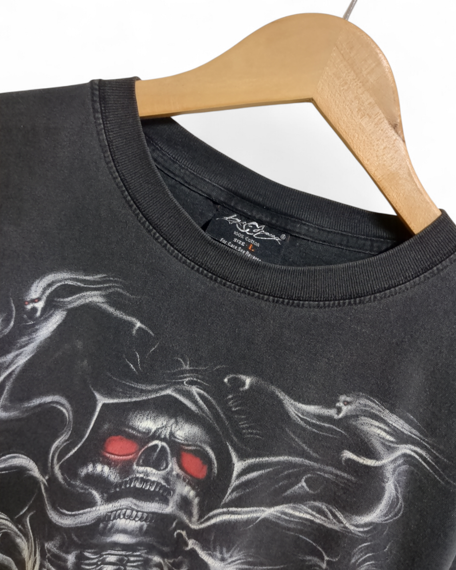 Rock Chang 90s Skull Graphic Tee - (L)