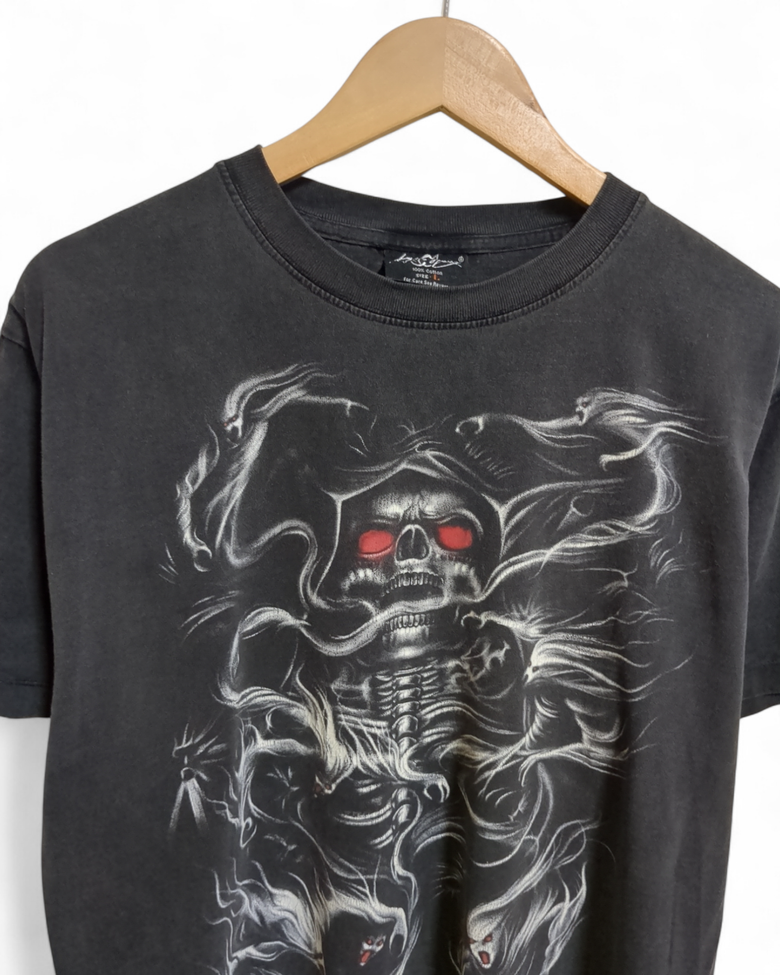 Rock Chang 90s Skull Graphic Tee - (L)