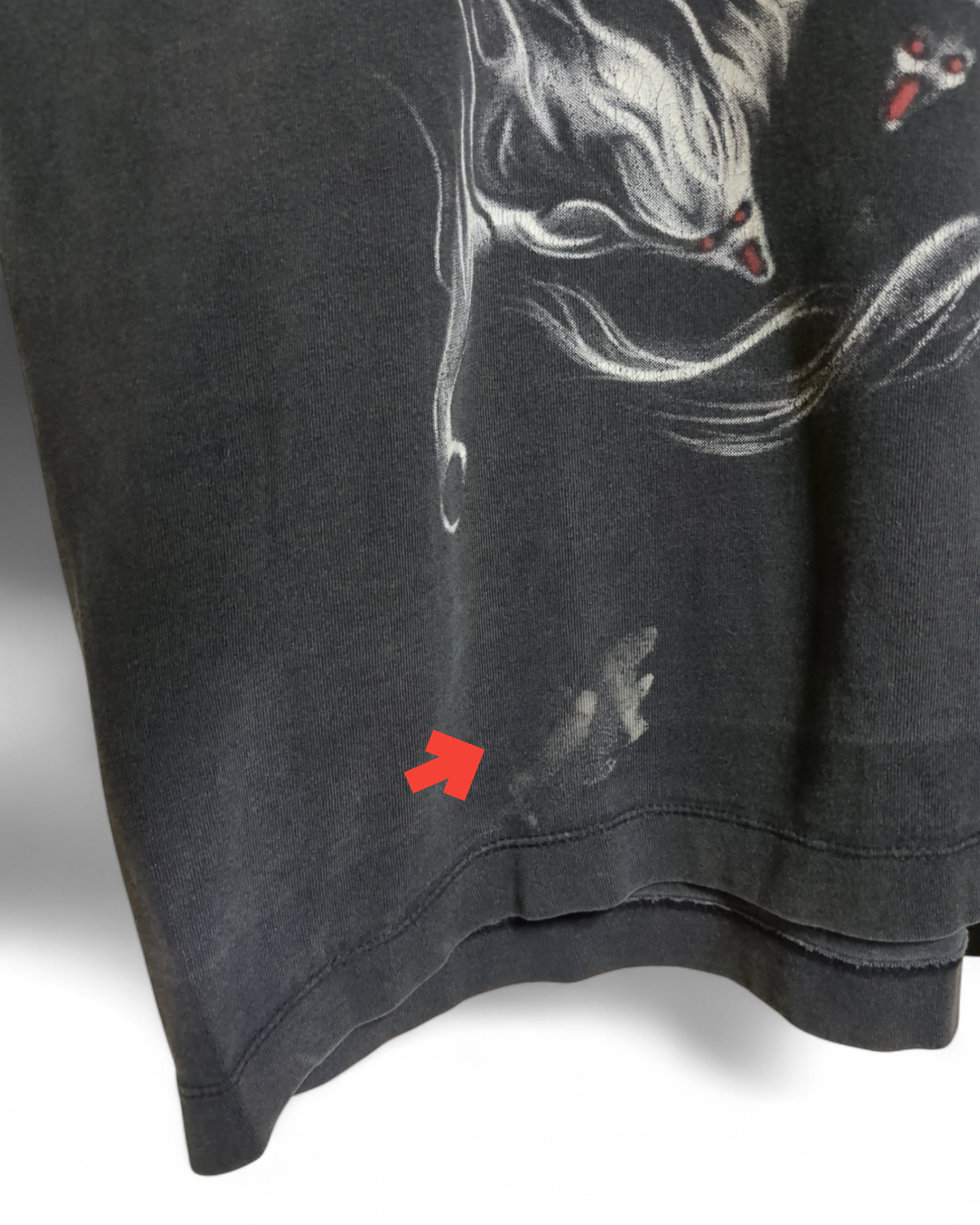 Rock Chang 90s Skull Graphic Tee - (L)