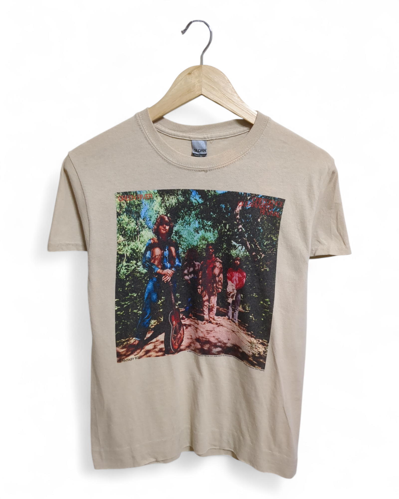 Gildan 2020 Creedence Clearwater Revival Green River Album Tee - (S)