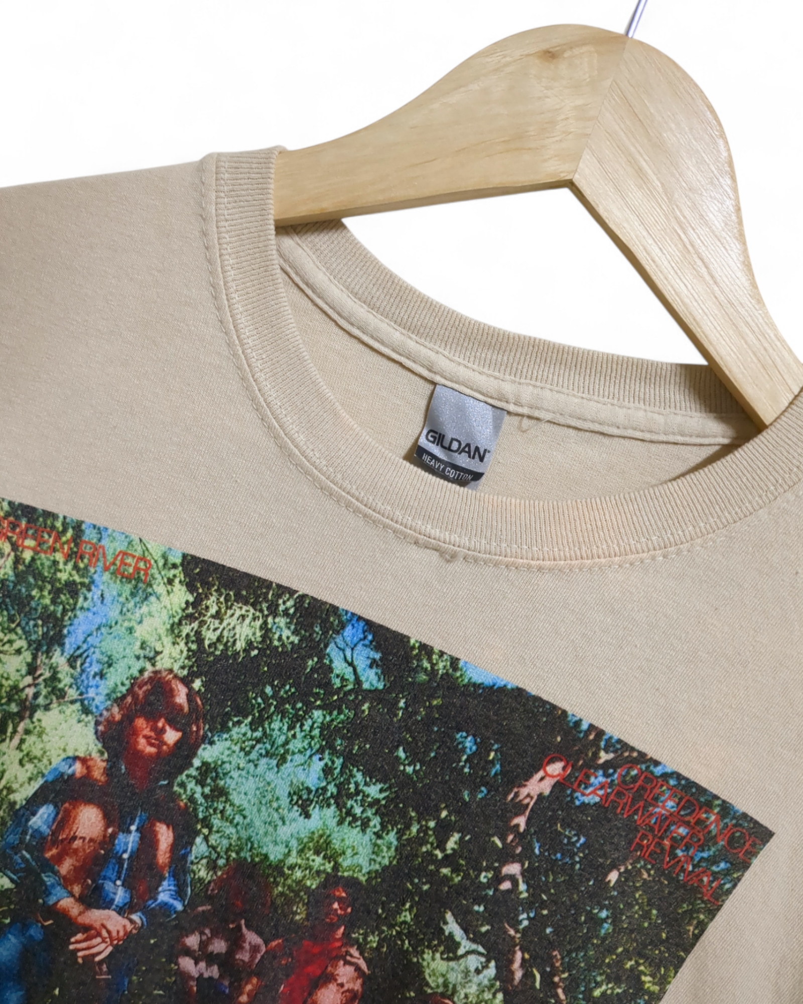 Gildan 2020 Creedence Clearwater Revival Green River Album Tee - (S)