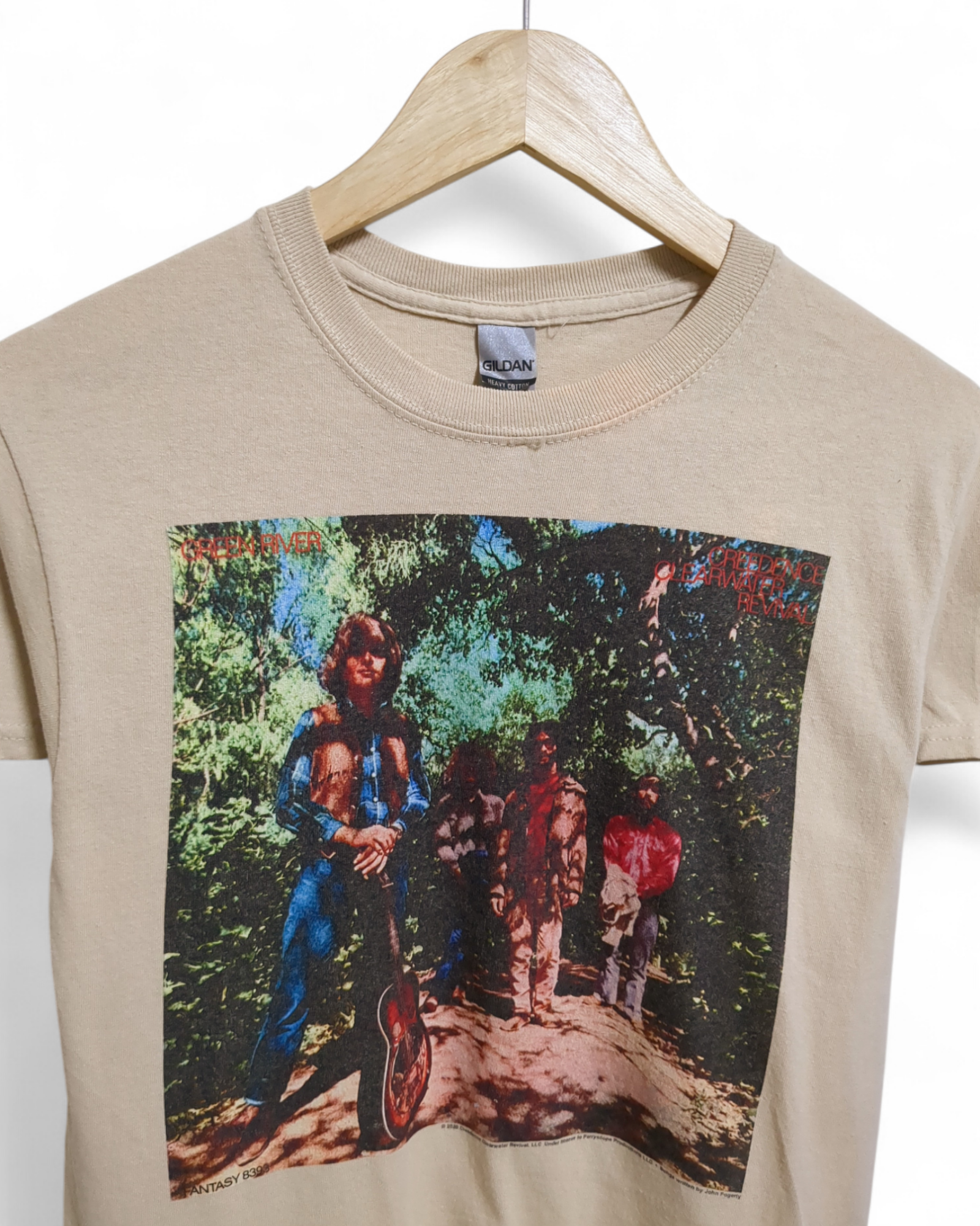Gildan 2020 Creedence Clearwater Revival Green River Album Tee - (S)