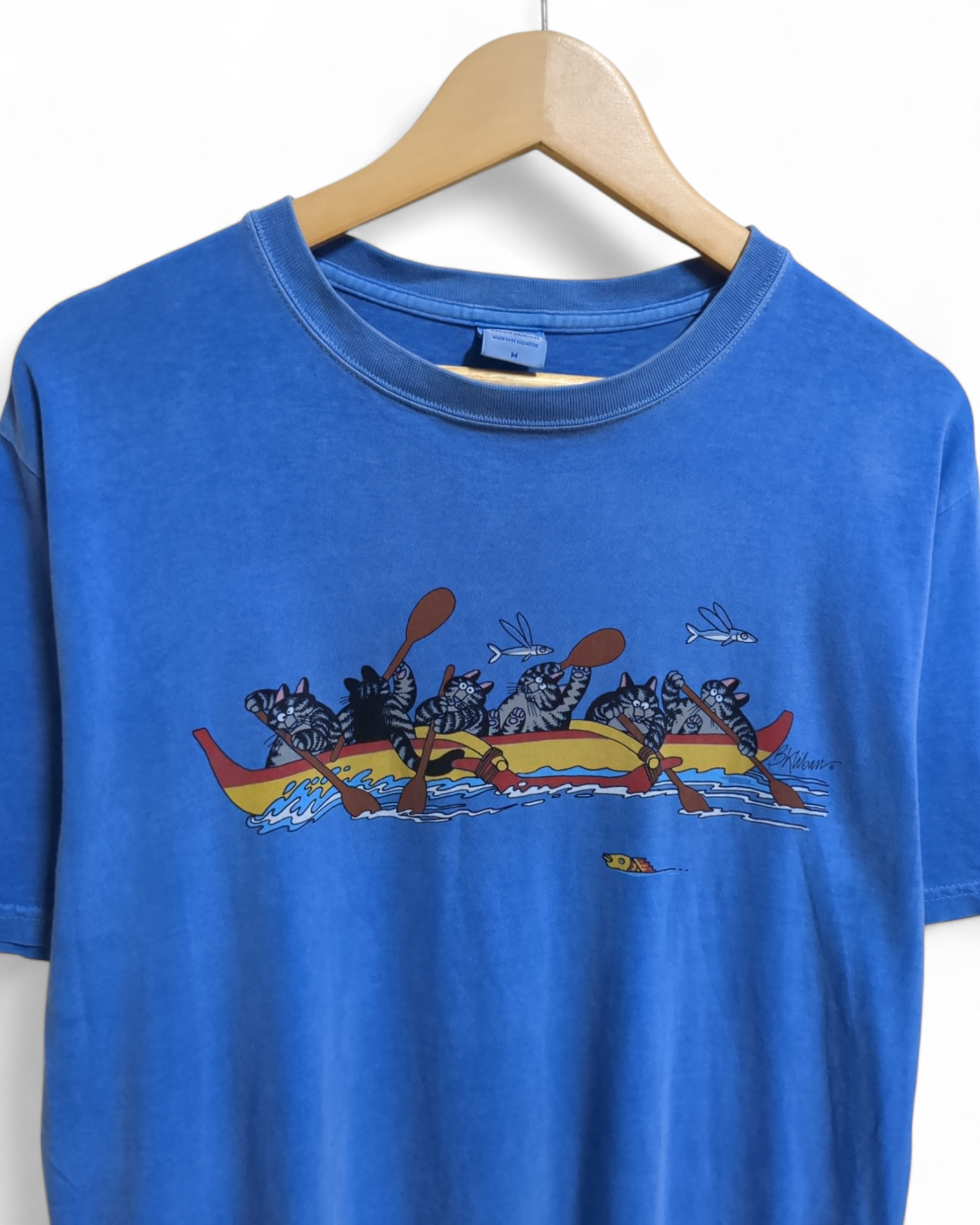 Crazy Shirt 90s B.Kilban Catt Rowing Tee - (M)