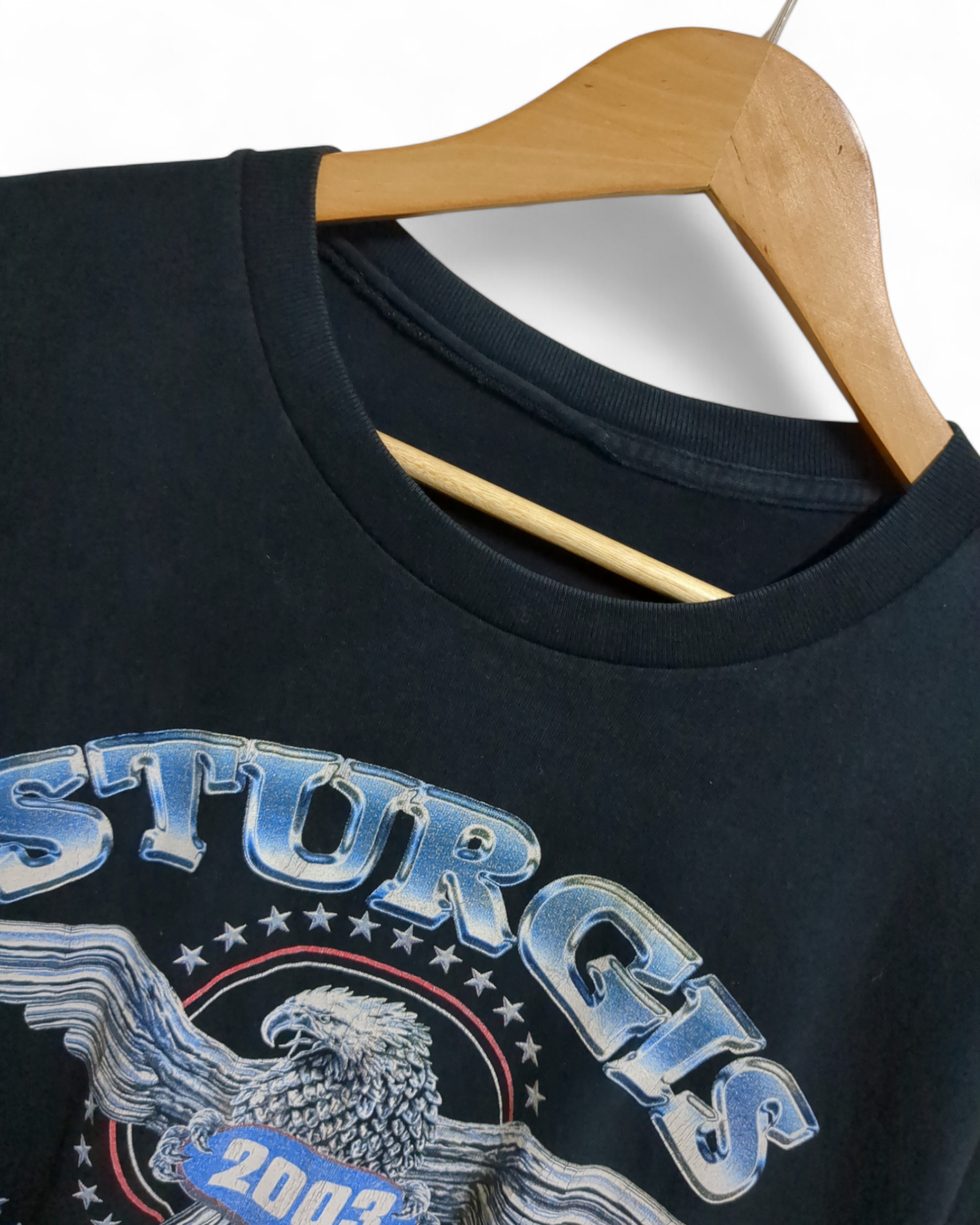Sturgis Motorcycle 2003 Black Hills Rally Tee - (L)