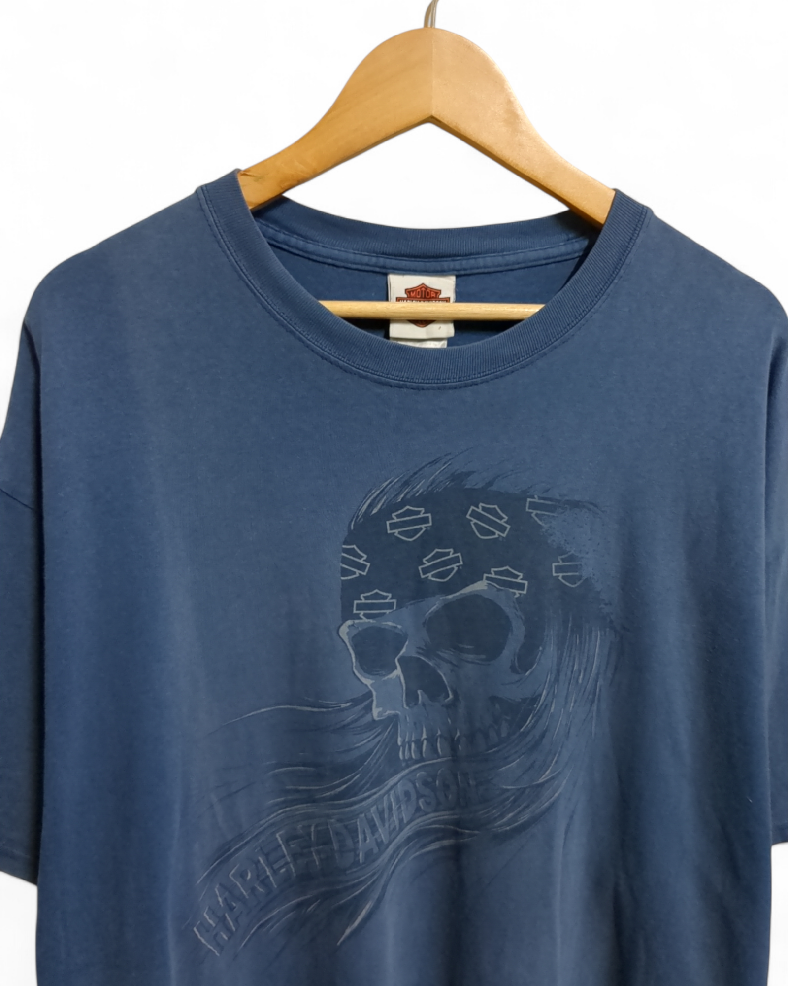Harley Davidson x Hanes Skull Nevada Graphic Tee - (XL)