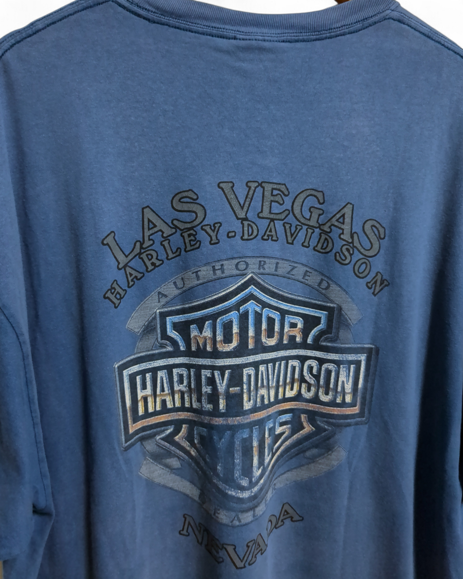 Harley Davidson x Hanes Skull Nevada Graphic Tee - (XL)