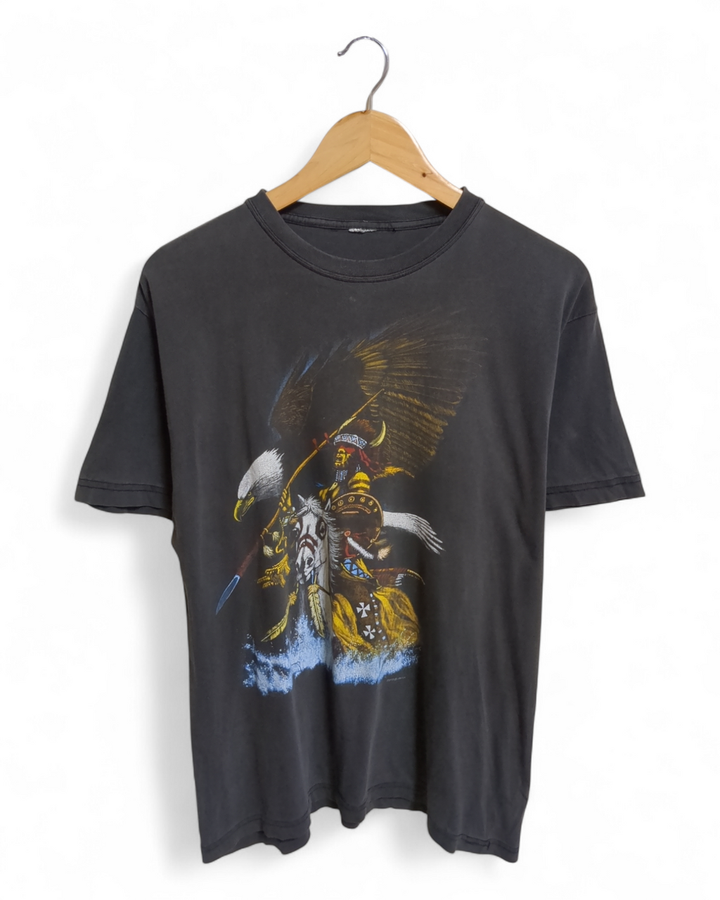 Zip It London 90s Native American Graphic Tee - (M)