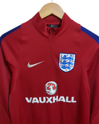 2016-17 Nike England 1/4 Zip Training Top - (S)