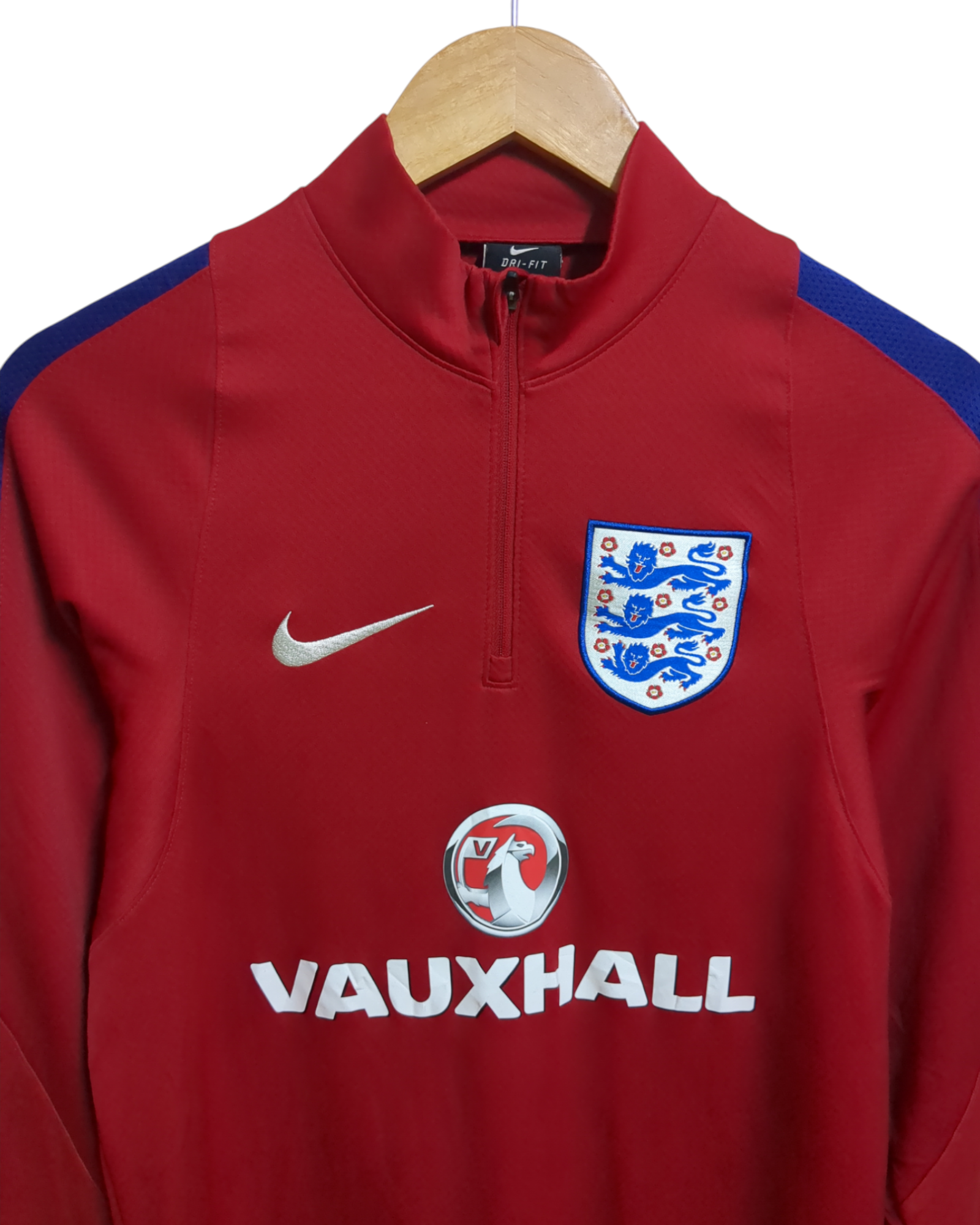 2016-17 Nike England 1/4 Zip Training Top - (S)