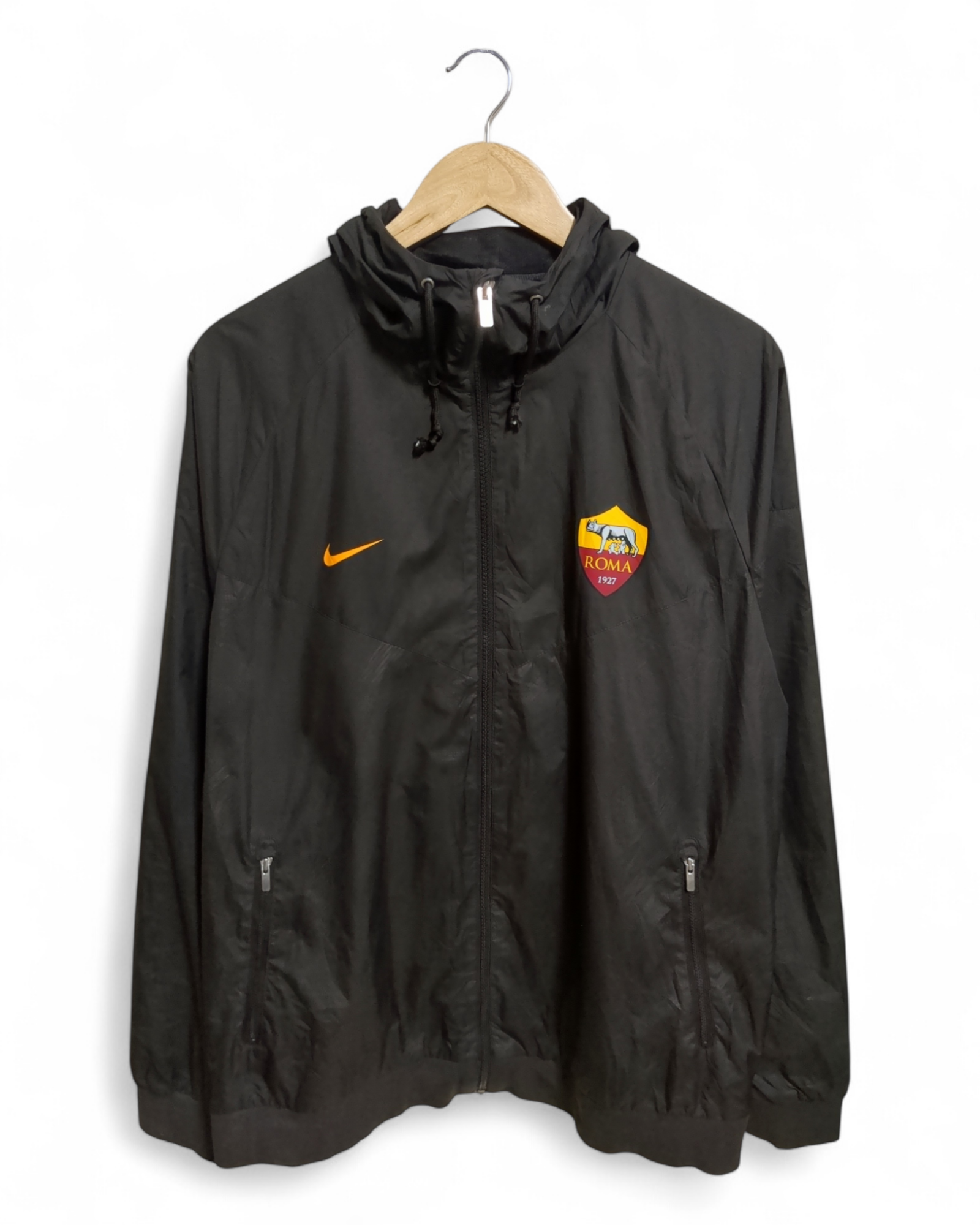 2017-18 Nike AS Roma Track Jacket - (XL)