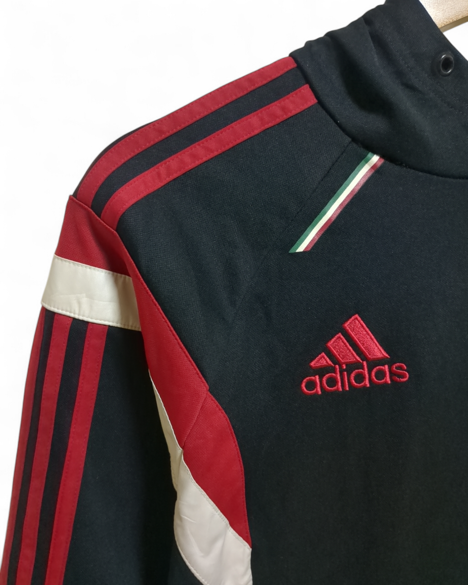 2014-15 Adidas AC Milan Hooded Sweatshirt - (S)