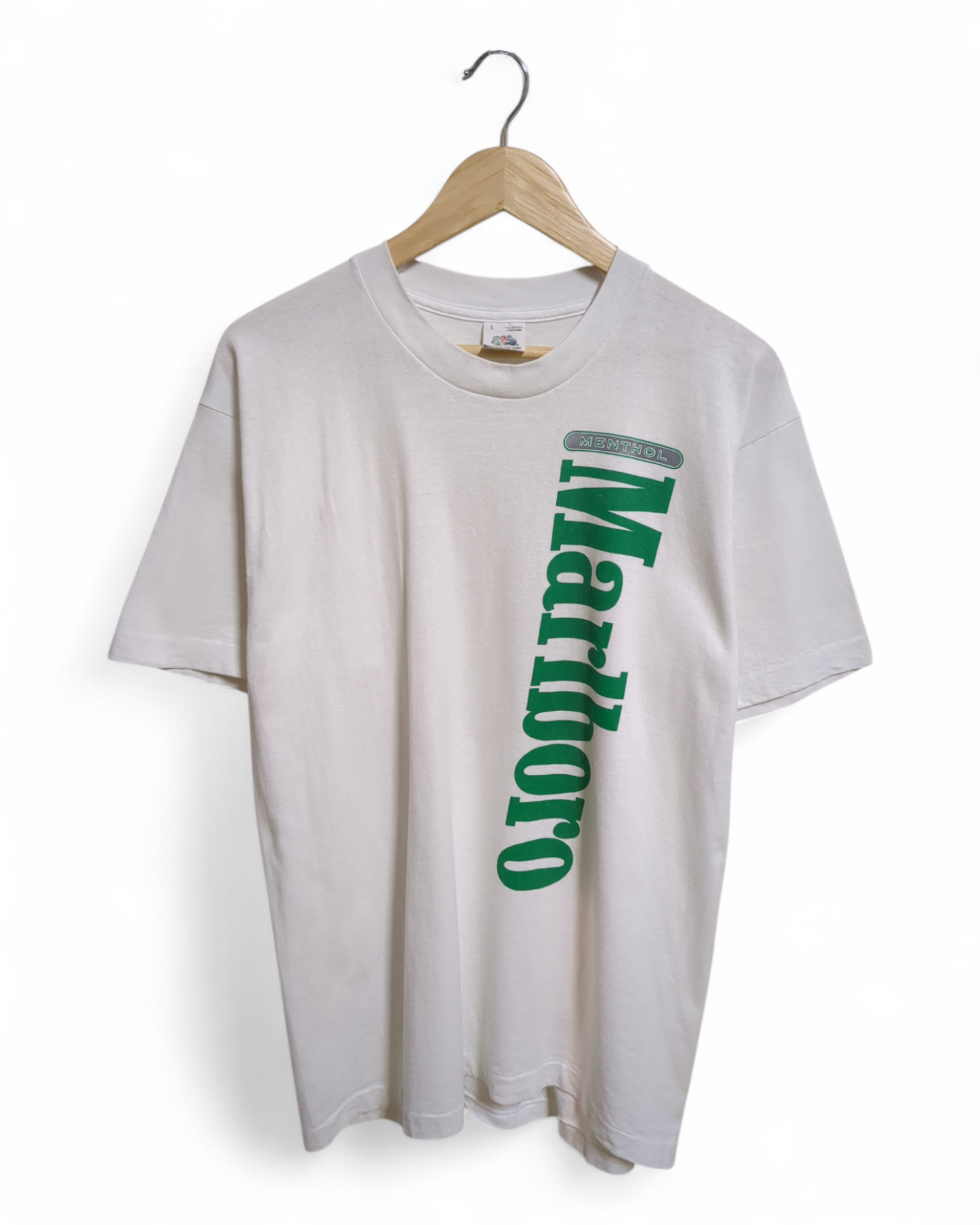 Fruit Of The Loom 1989 Marlboro Menthol Single Stitch Tee - (L)