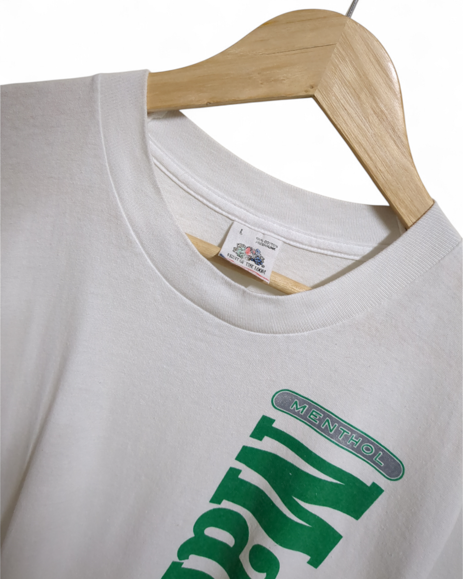 Fruit Of The Loom 1989 Marlboro Menthol Single Stitch Tee - (L)