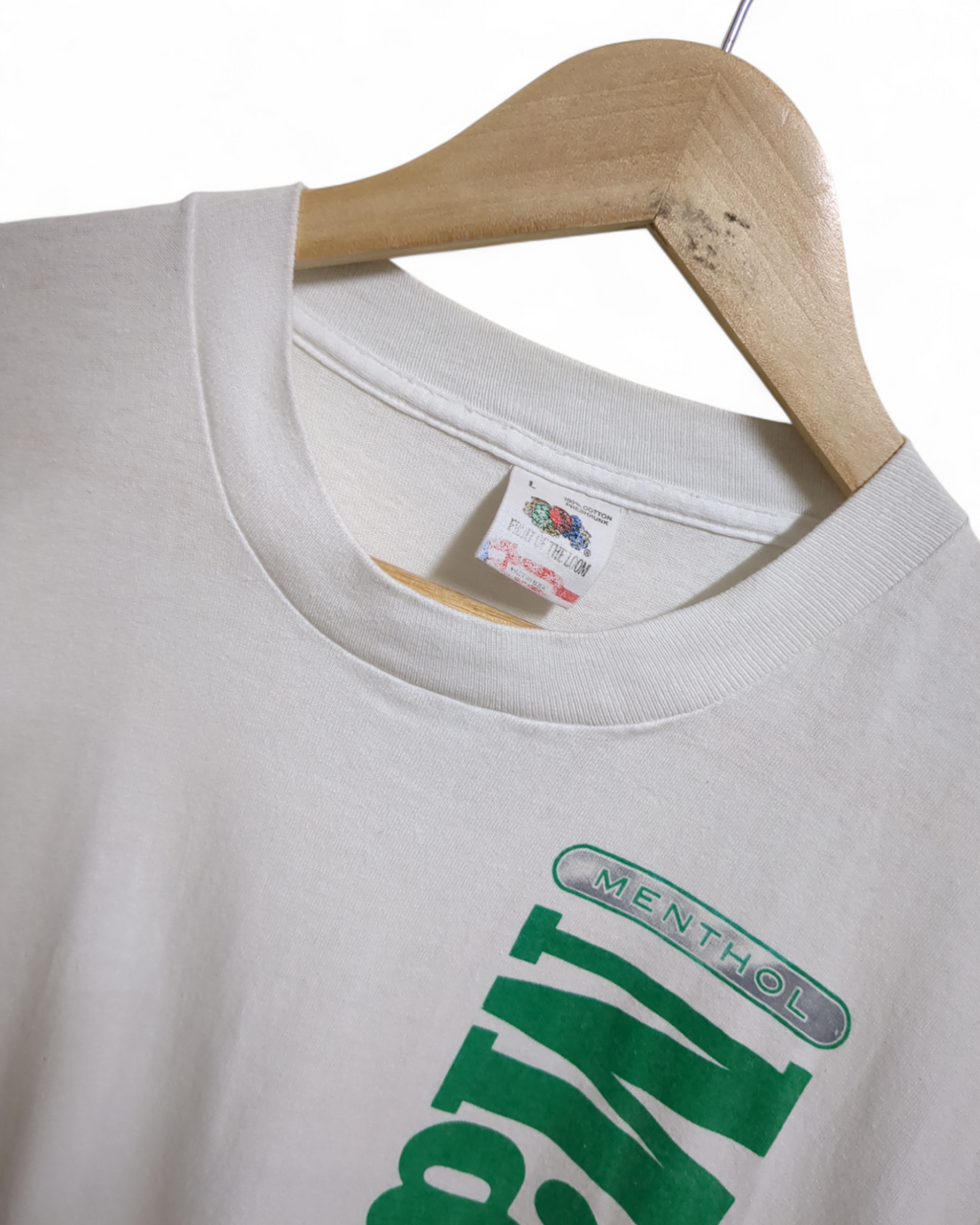 Fruit Of The Loom 1989 Marlboro Menthol Single Stitch Tee - (L)