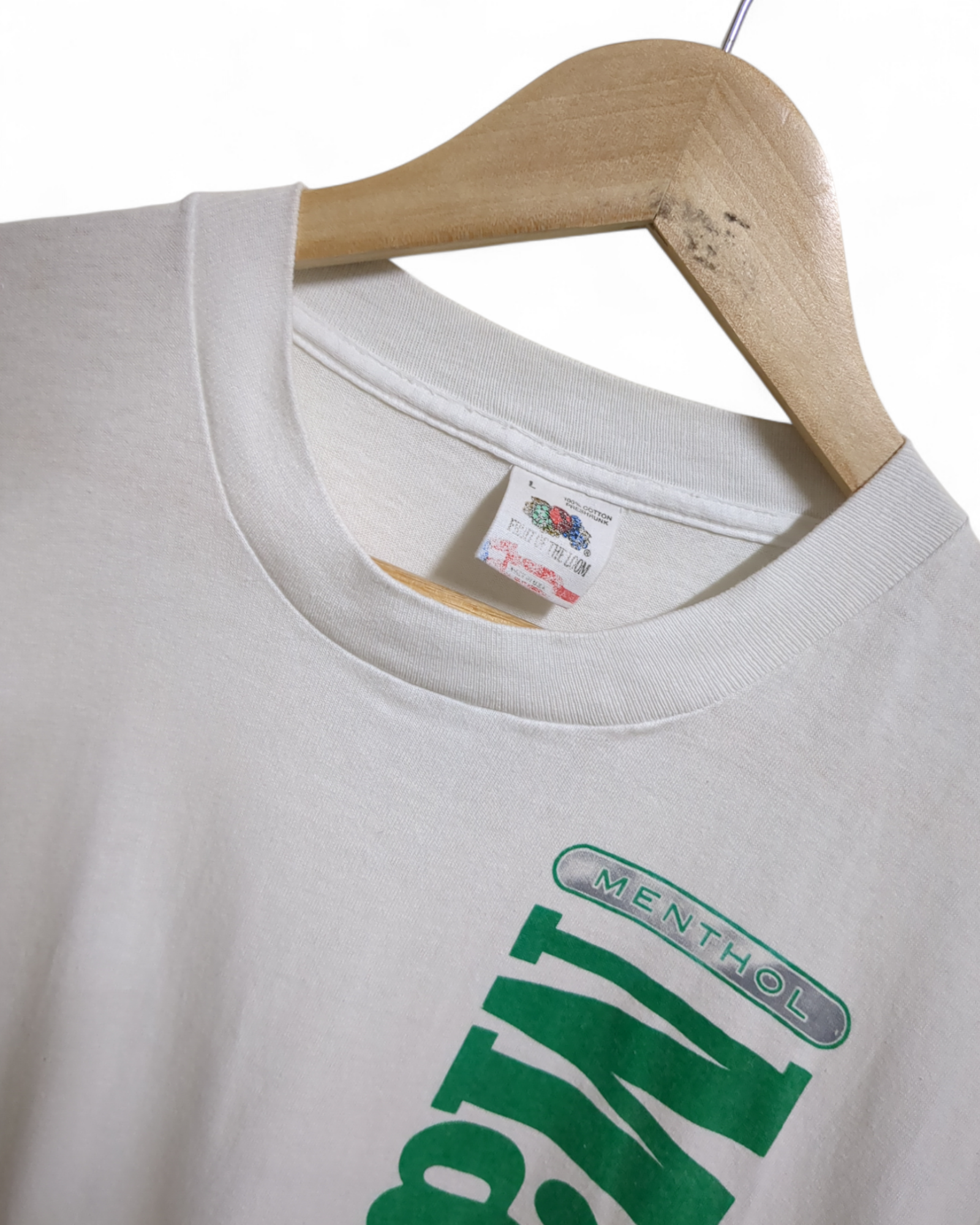 Fruit Of The Loom 1989 Marlboro Menthol Single Stitch Tee - (L)