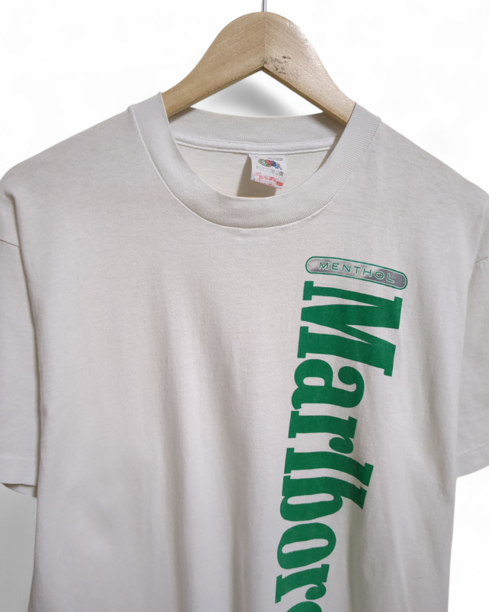 Fruit Of The Loom 1989 Marlboro Menthol Single Stitch Tee - (L)