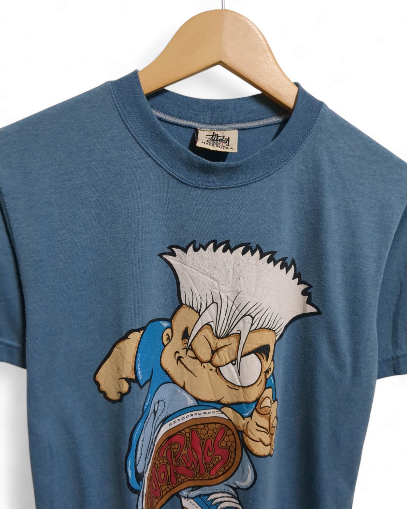 Stussy 90s No Rulez Graphic Tee  - (M)