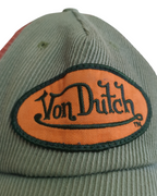 Von Dutch Corduroy Trucker Cap