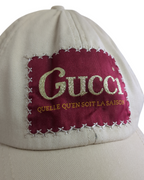 Gucci Label 'Lead' Baseball Cap