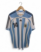 2006-08 Adidas Argentina Player Issue Home Shirt #14 - (L)