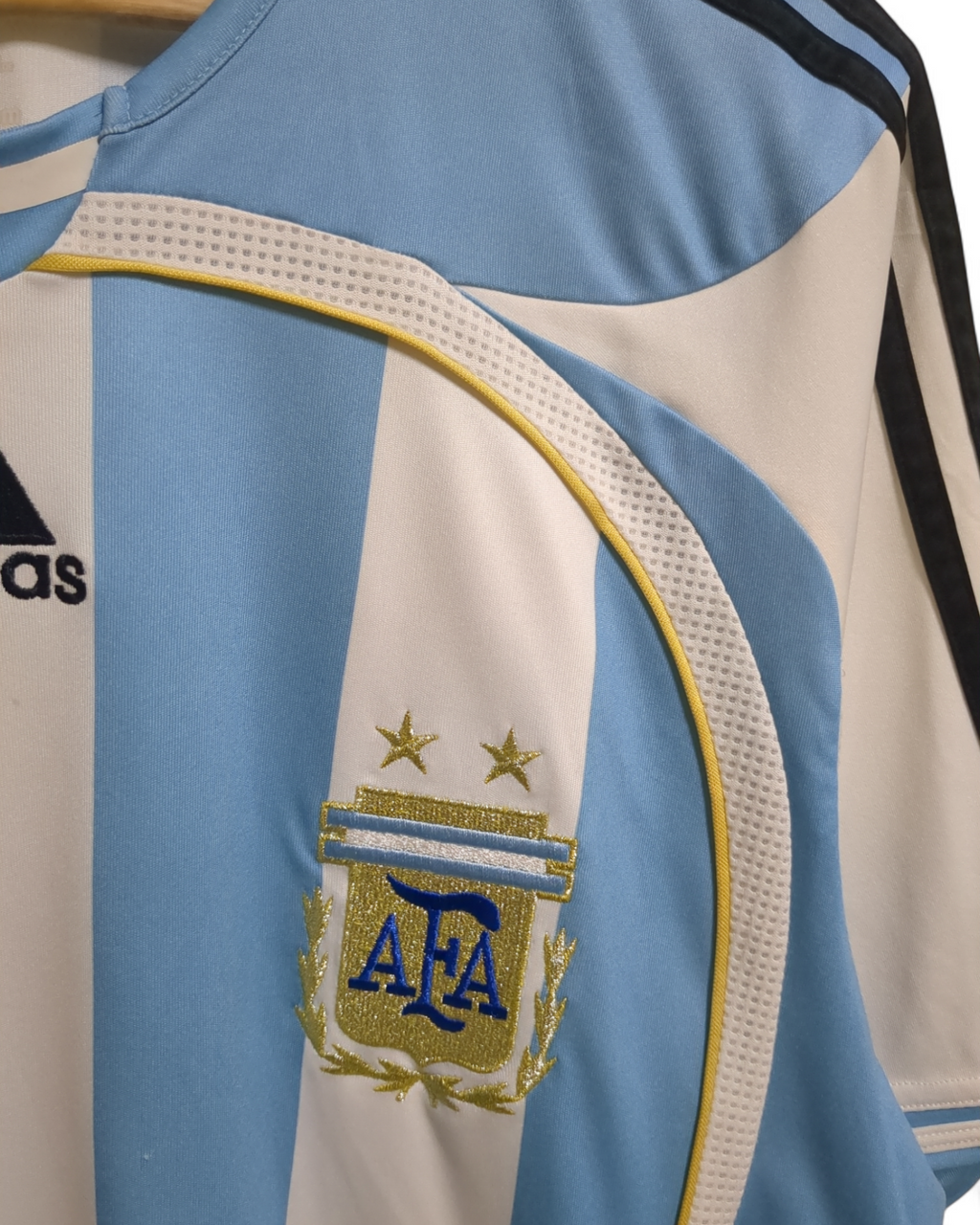 2006-08 Adidas Argentina Player Issue Home Shirt #14 - (L)