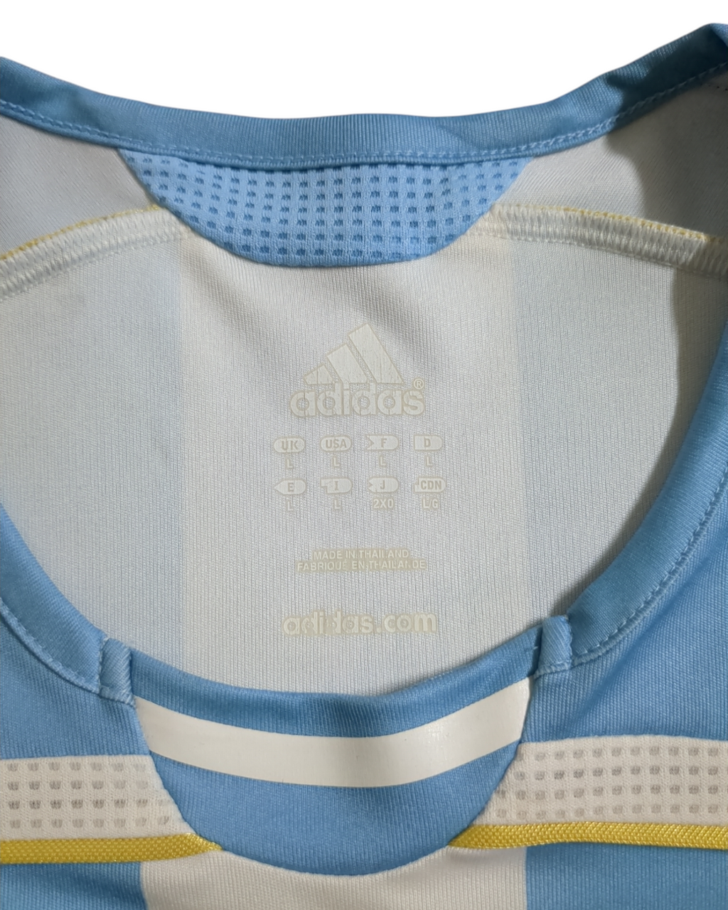 2006-08 Adidas Argentina Player Issue Home Shirt #14 - (L)