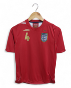 2006-08 Umbro England Away Shirt #4 Gerrard - (S)