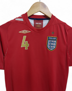 2006-08 Umbro England Away Shirt #4 Gerrard - (S)