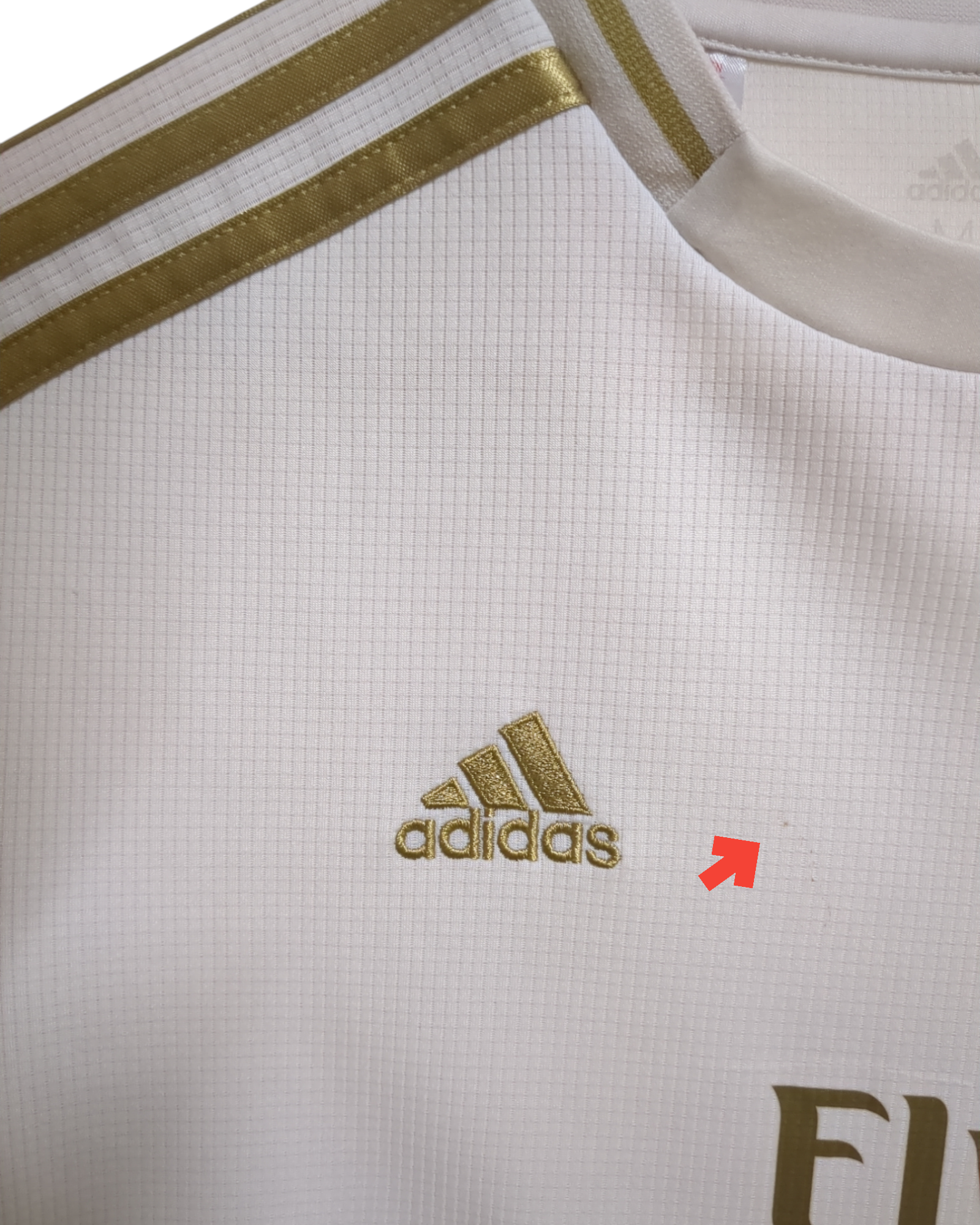 2019-20 Adidas Real Madrid Home L/S Shirt - (XS)