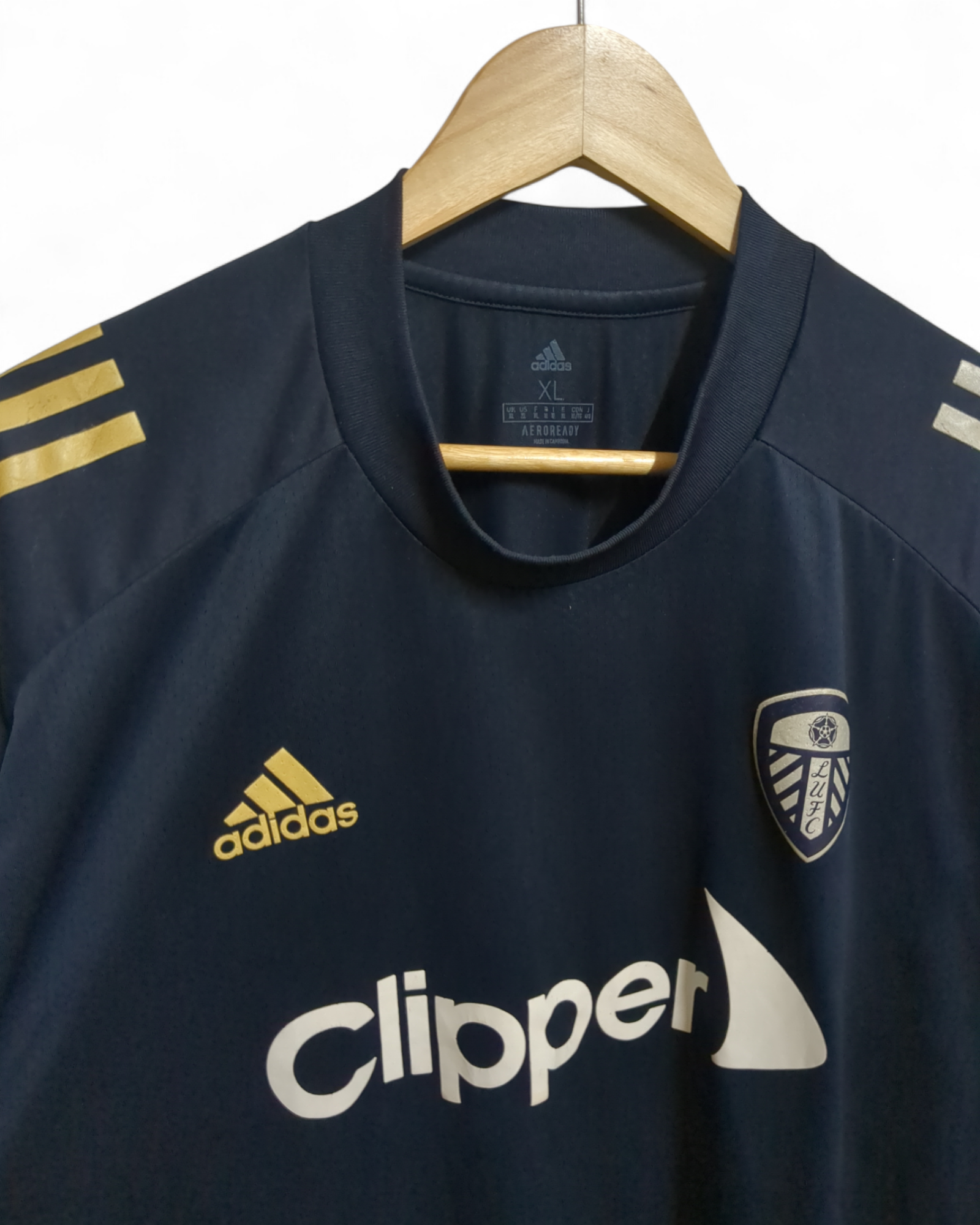 2021-22 Adidas Leeds United Player Issue Training Shirt - (XL)