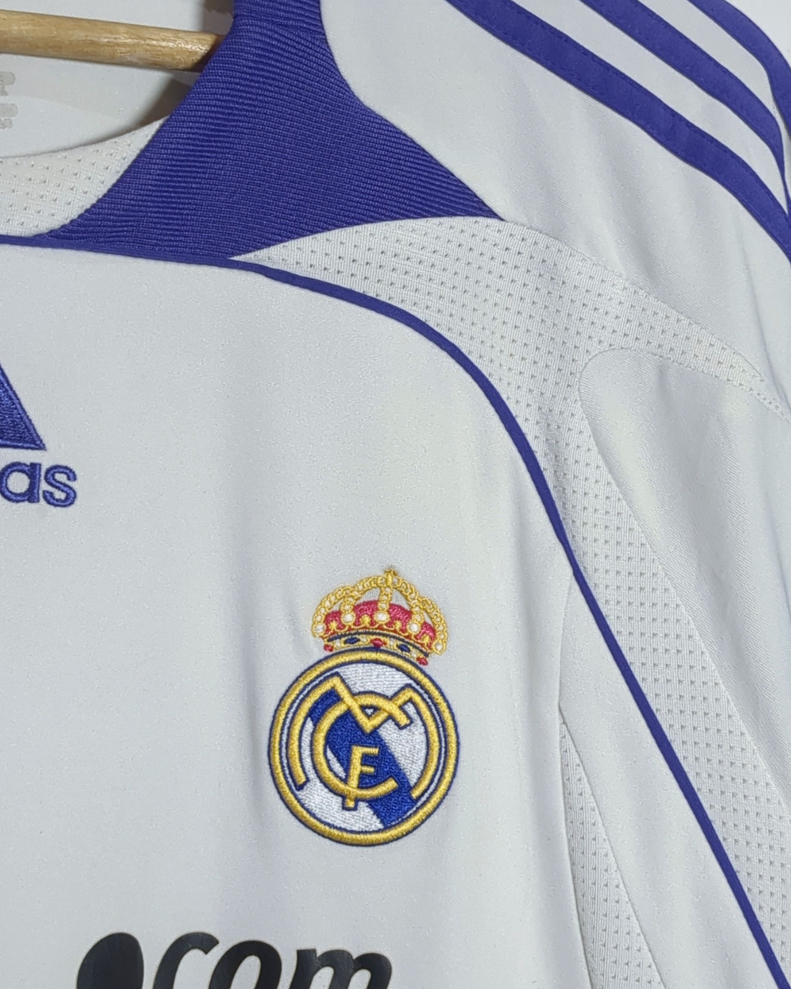 2007-08 Real Madrid Adidas Home Shirt - (L)