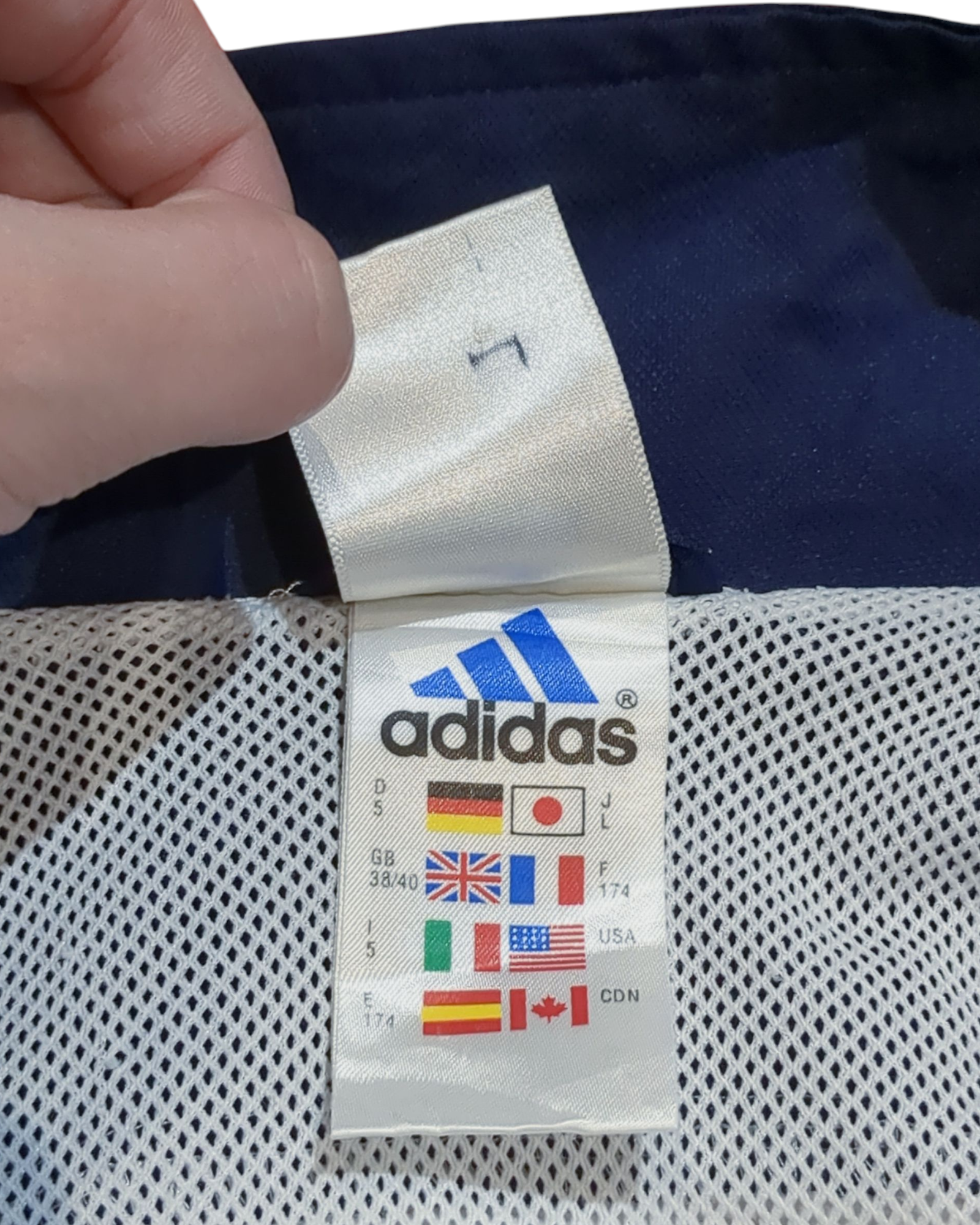 2004-06 France Adidas Track Jacket - (L)
